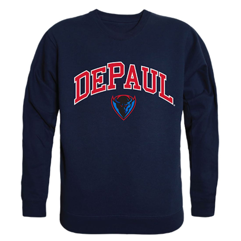 DePaul University Campus Crewneck Pullover Sweatshirt Sweater Navy ...