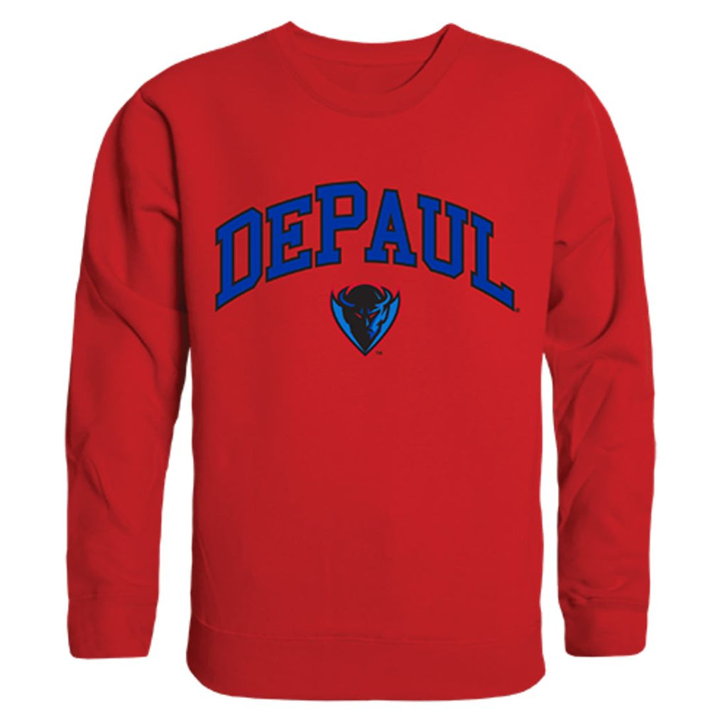 DePaul University Campus Crewneck Pullover Sweatshirt Sweater Red ...