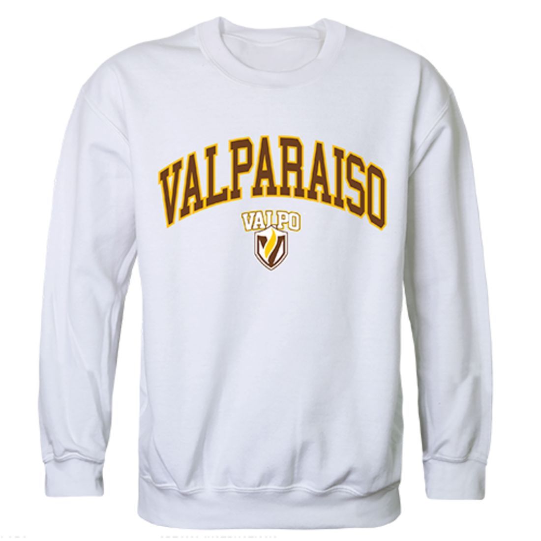 Valparaiso University Campus Crewneck Pullover Sweatshirt Sweater White