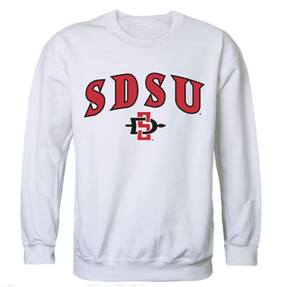 SDSU San Diego State University Campus Crewneck Pullover Sweatshirt Sweater White