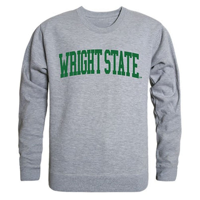 Wright State University Game Day Crewneck Pullover Sweatshirt Sweater Heather Grey