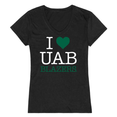 I Love UAB University of Alabama at Birmingham Blazers Womens T-Shirt