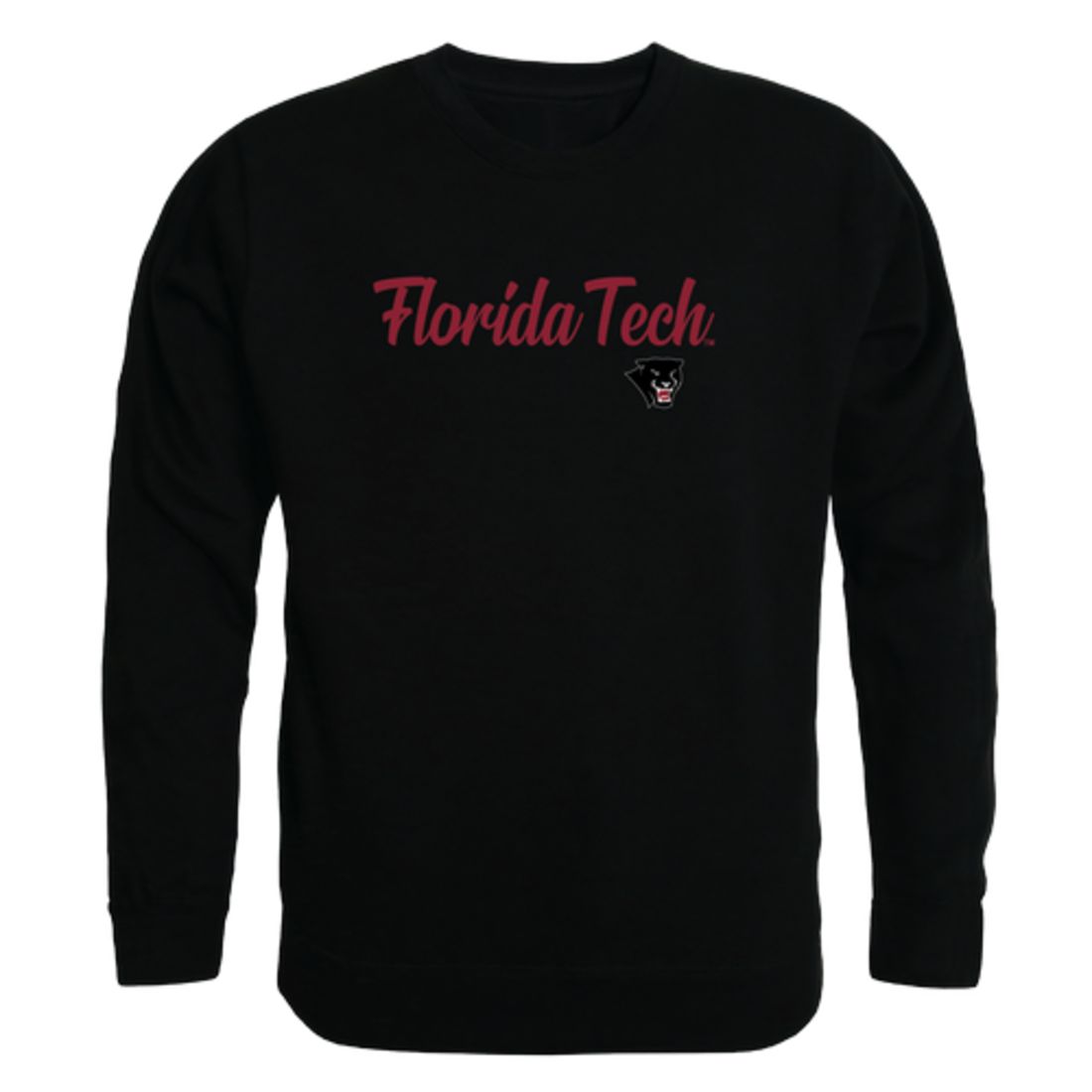 FIorida Institute of Technology Panthers Script Crewneck Pullover Sweatshirt Sweater Black