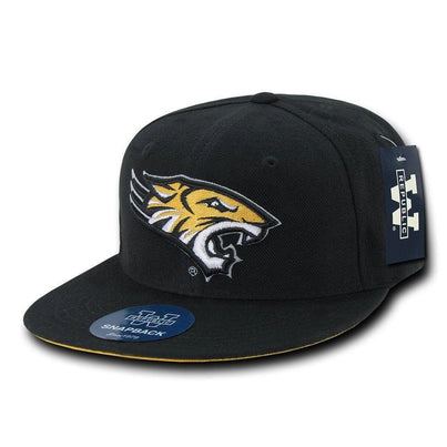 NCAA Towson University Tigers Freshman Fitted Constructed Caps Hats Black