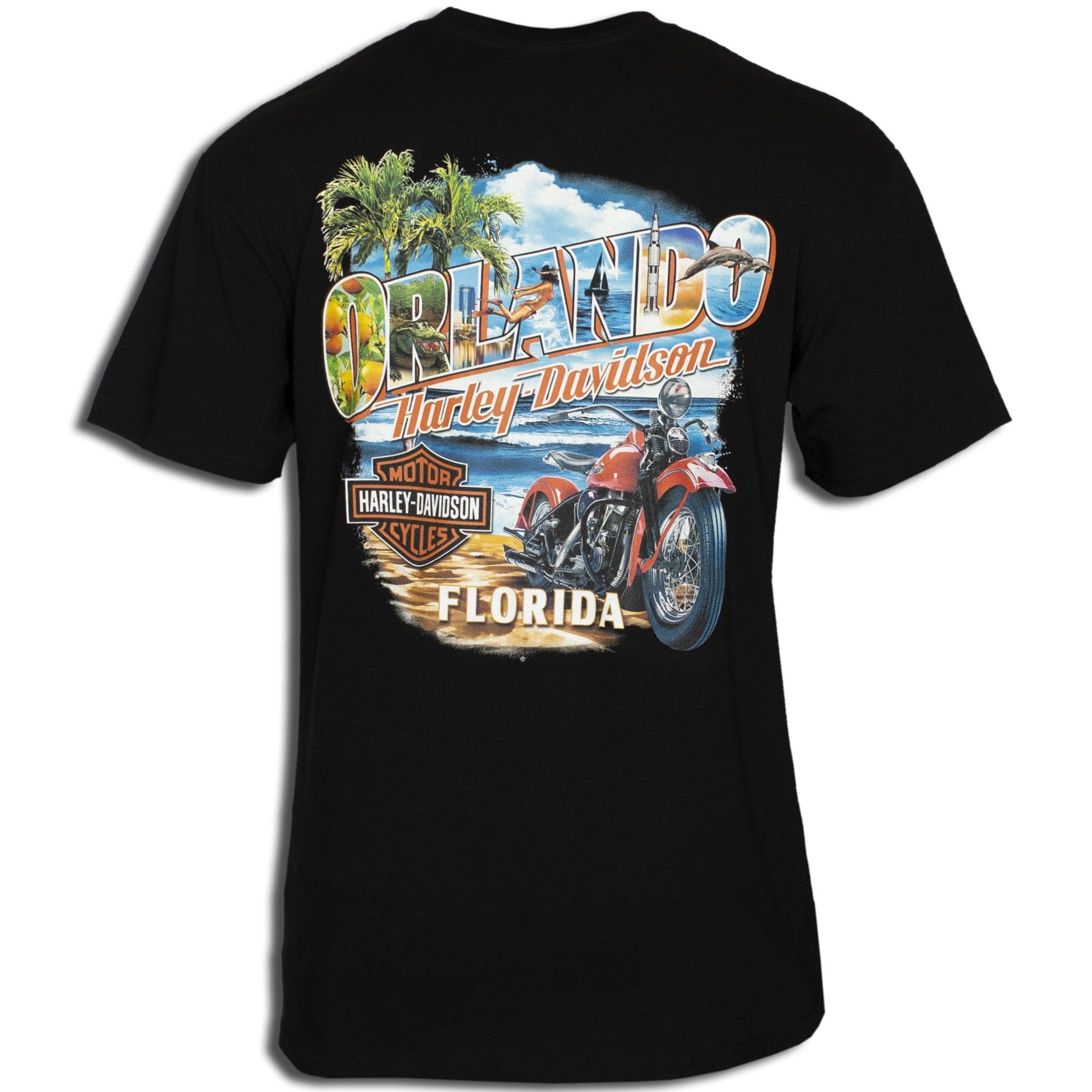 Orlando Greetings T-Shirt Black – Orlando Harley-Davidson® & Laconia ...