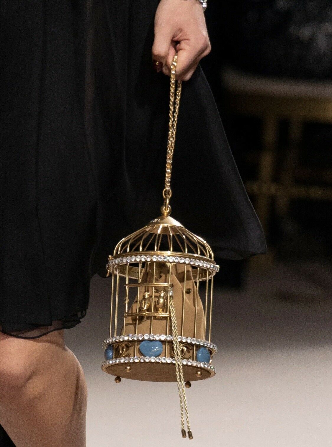 chanel bird cage purse price