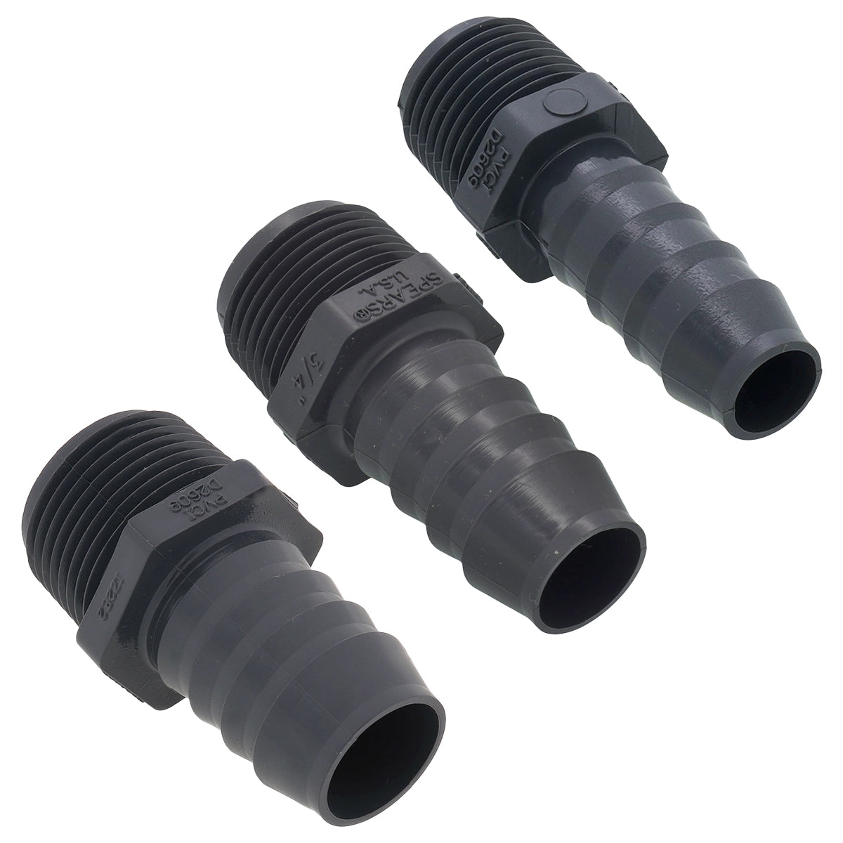 Schedule 80 Straight Barb x Male Thread