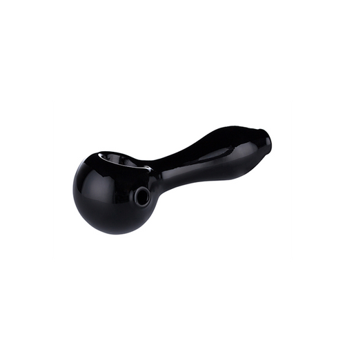 Glass Weed Pipe - Black