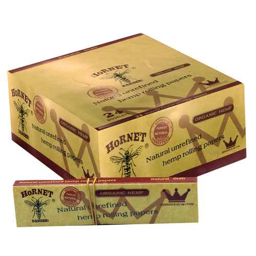 Hornet Organic Hemp Rolling Papers With Tips