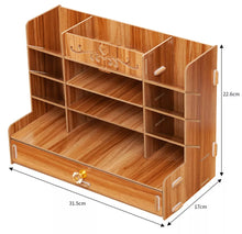Load image into Gallery viewer, 5 Tier Wooden Desktop Organiser