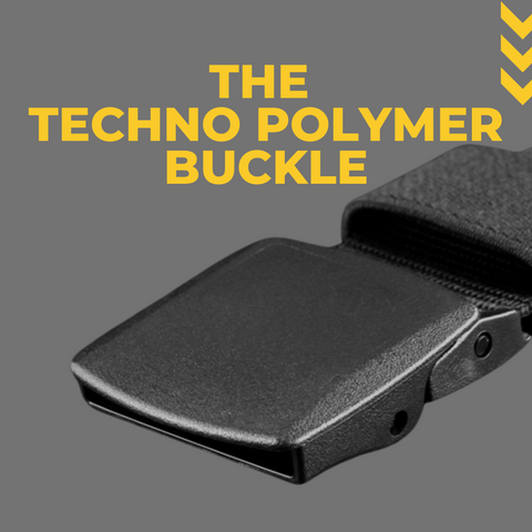 The Metal Detector Friendly Techno Polymer Buckle Nylon Belt