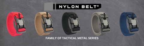 The Family of Tactic Metal Nylon Belt