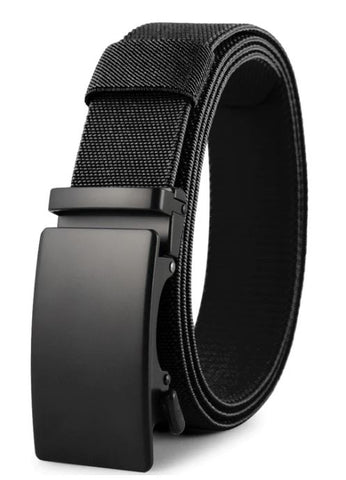 The Stargate Matte Black Nylon Belt