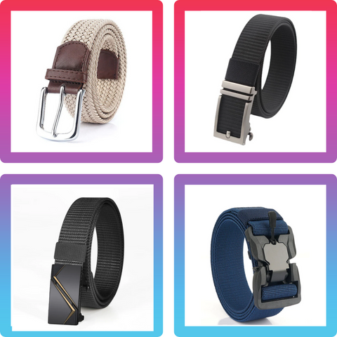 Nylon Belt with Variety of Buckle Options