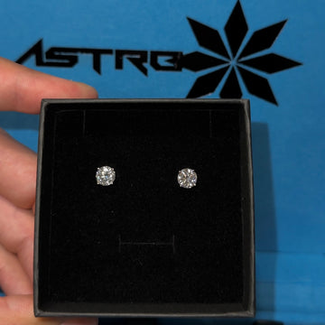 Moissanite Stud Earrings