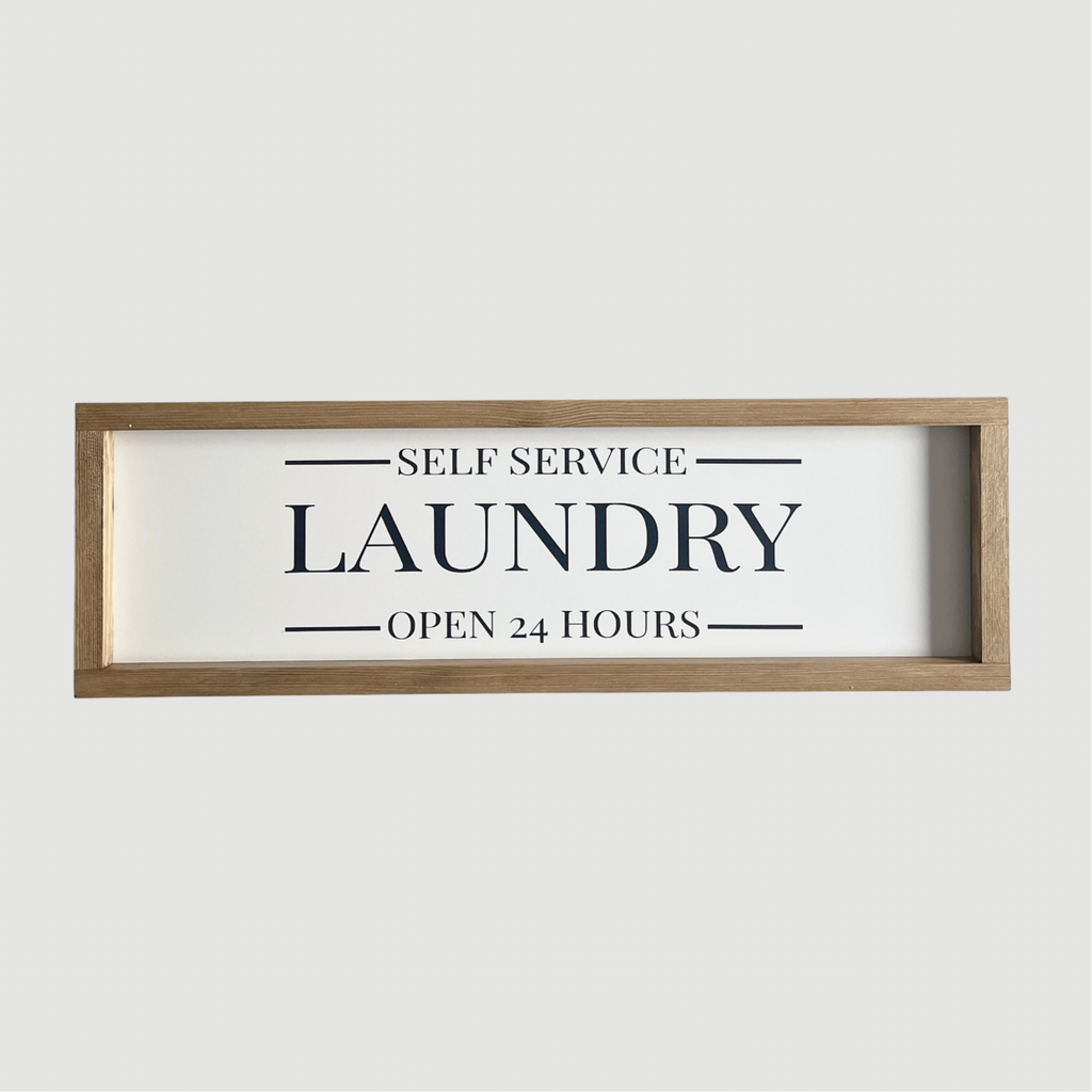 Self Serve Laundry Farmhouse Sign