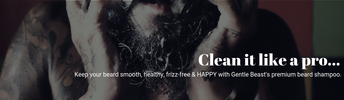 beard shampoo to clean and maintain beard