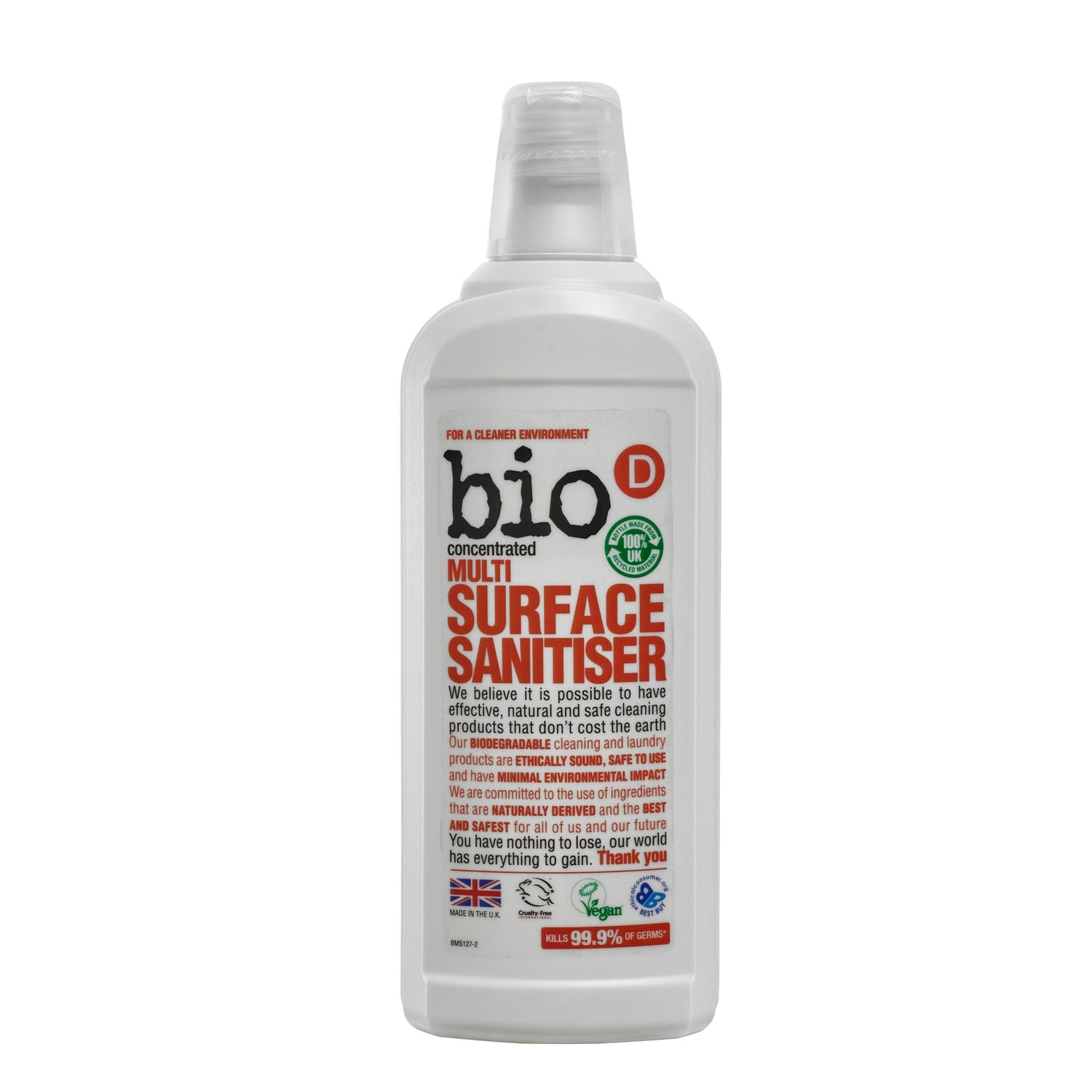 D cleanser. Septimit Bio Floor Cleaner.