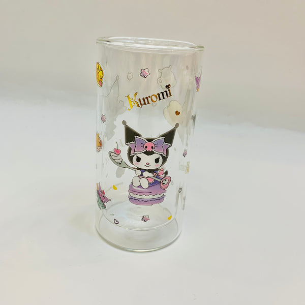 Kuromi Glass Cup and Saucer Set (Fancy Ribbons Series)