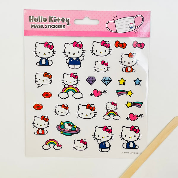 Hello Kitty Transparent Deco Sticker [Strawberry]