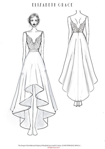 Elizabeth Grace Couture blog. Italian wedding. sustainable wedding gown. bespoke bridal design. bridal separates