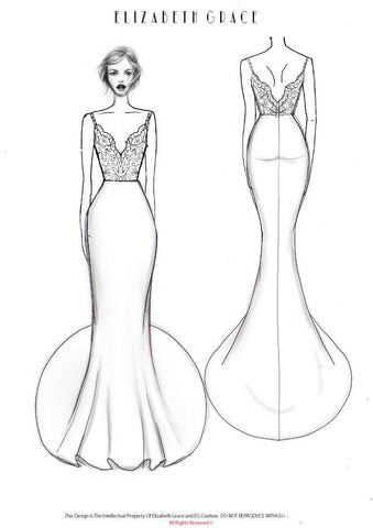 Elizabeth Grace Couture blog. Italian wedding. sustainable wedding gown. bespoke bridal design