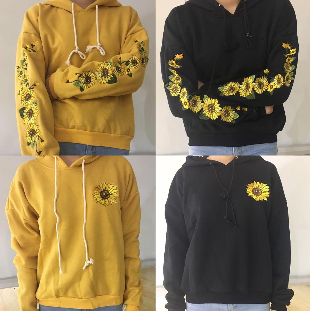 hoodie sunflower