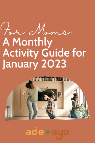 A monthly activity guide for January 2023