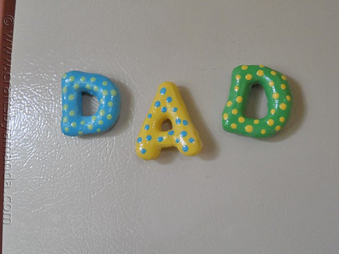 Salt Dough Magnets | Easy Father's Day Crafts | Ade + Ayo