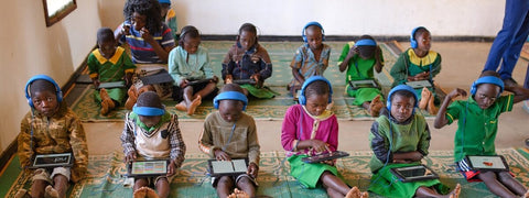 Imagine Worldwide | African Children Learning on Tablets