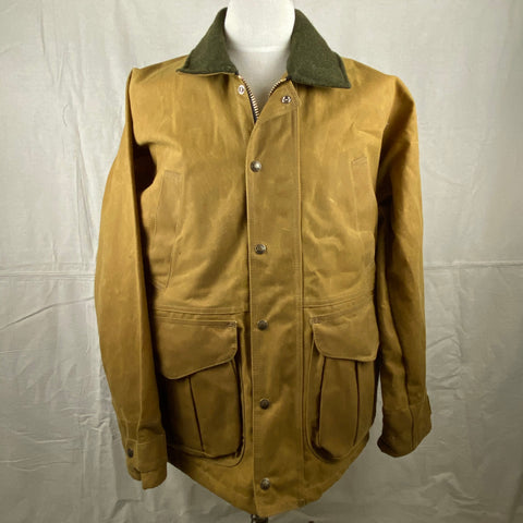 Front View of Filson Tin Cloth Field Jacket NWOT Size M
