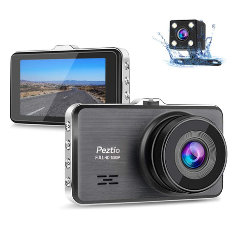 Peztio Dash Cam WiFi, FHD 1080P Dash Camera for Cars, Car Dash Camera  Recorder, G-Sensor