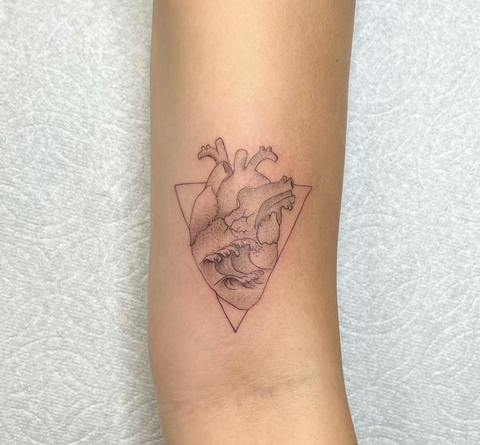 alternative heart tattoo ideas