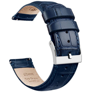 Apple Watch | Navy Blue Alligator Grain Leather
