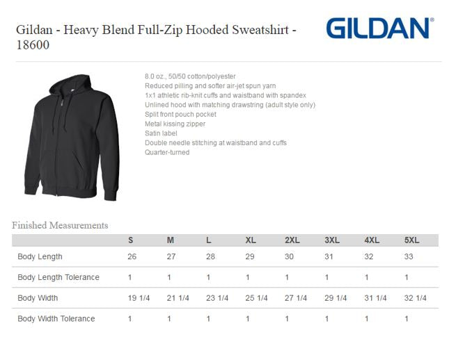 gildan hoodies youth size chart