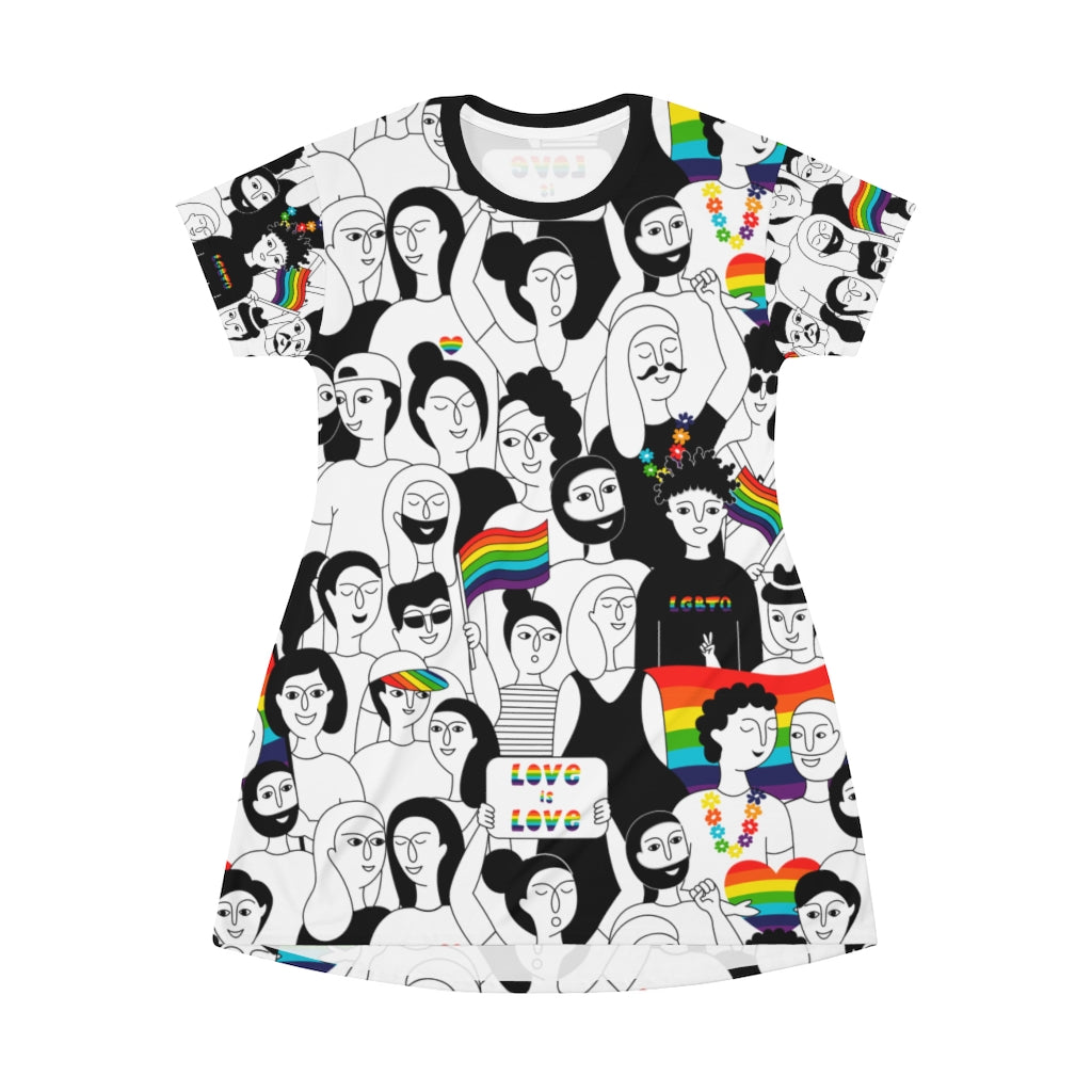 plus size gay pride dress