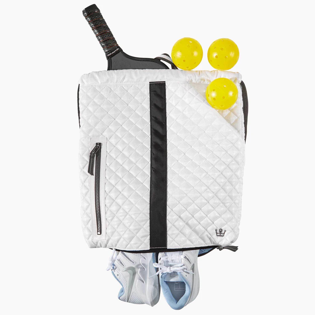 White 24 + 7 In a Cinch Backpack - Pickle & Paddle