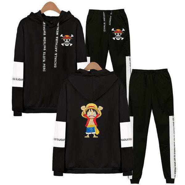 one piece hoodie and sweatpants