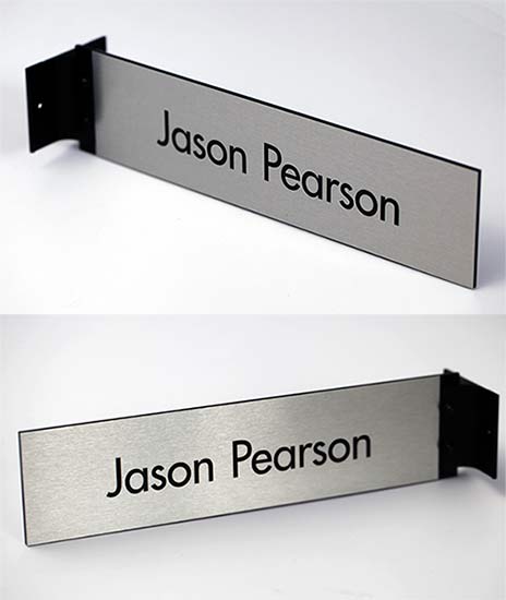Two-Sided Hallway Flag Sign | Metal Corridor Sign — Medical Office Signs