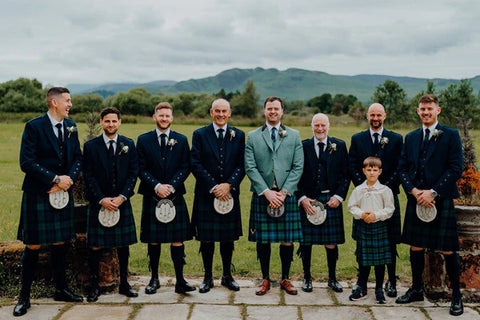 Tartan kilts for men