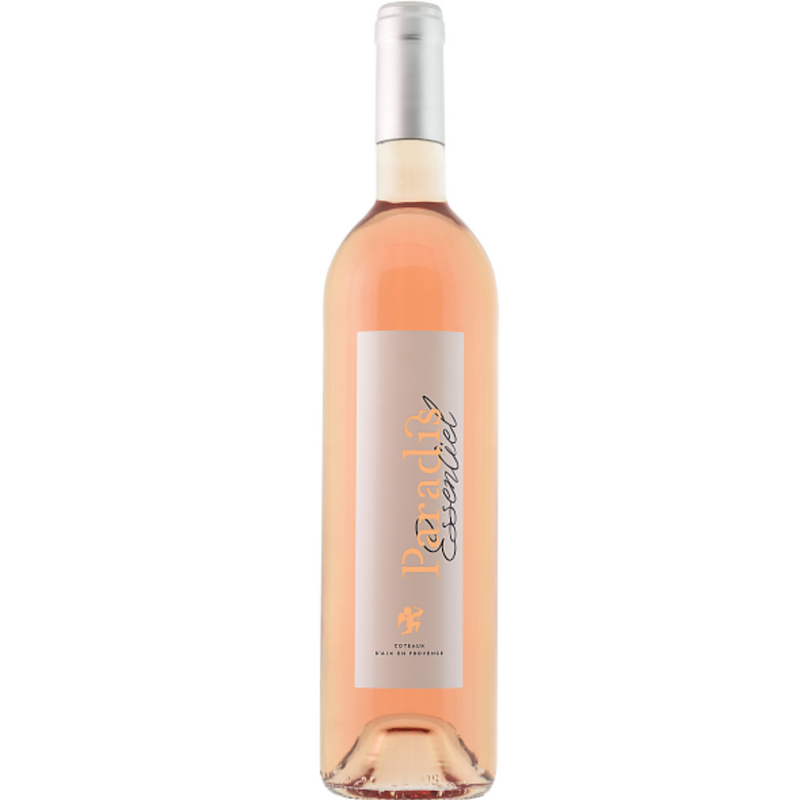 Coteaux D`aix En Provence Rose `essenciel`chateau Paradis 6 Bottle Cas North And South Wines 