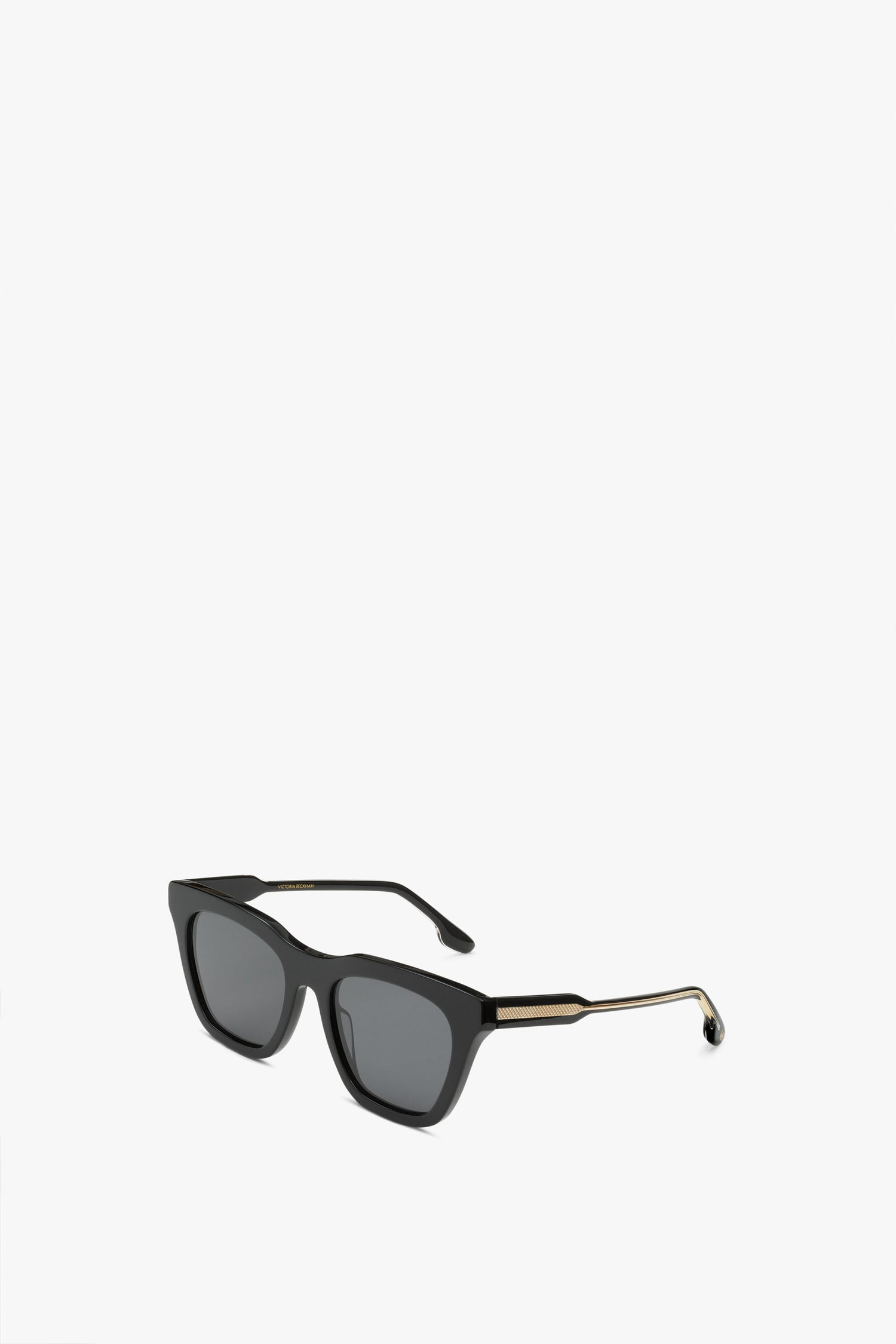 Rectangular Cat Eye Sunglasses In Black Victoria Beckham