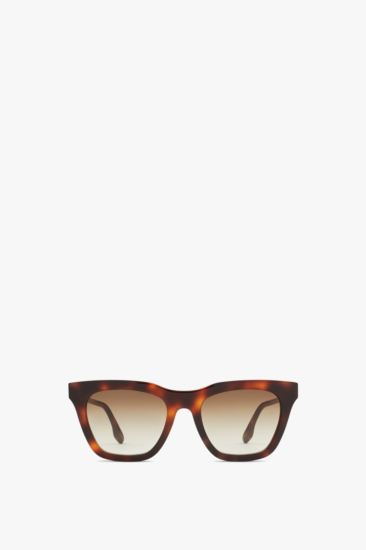 Rectangular Cat Eye Sunglasses In Tortoise – Beckham
