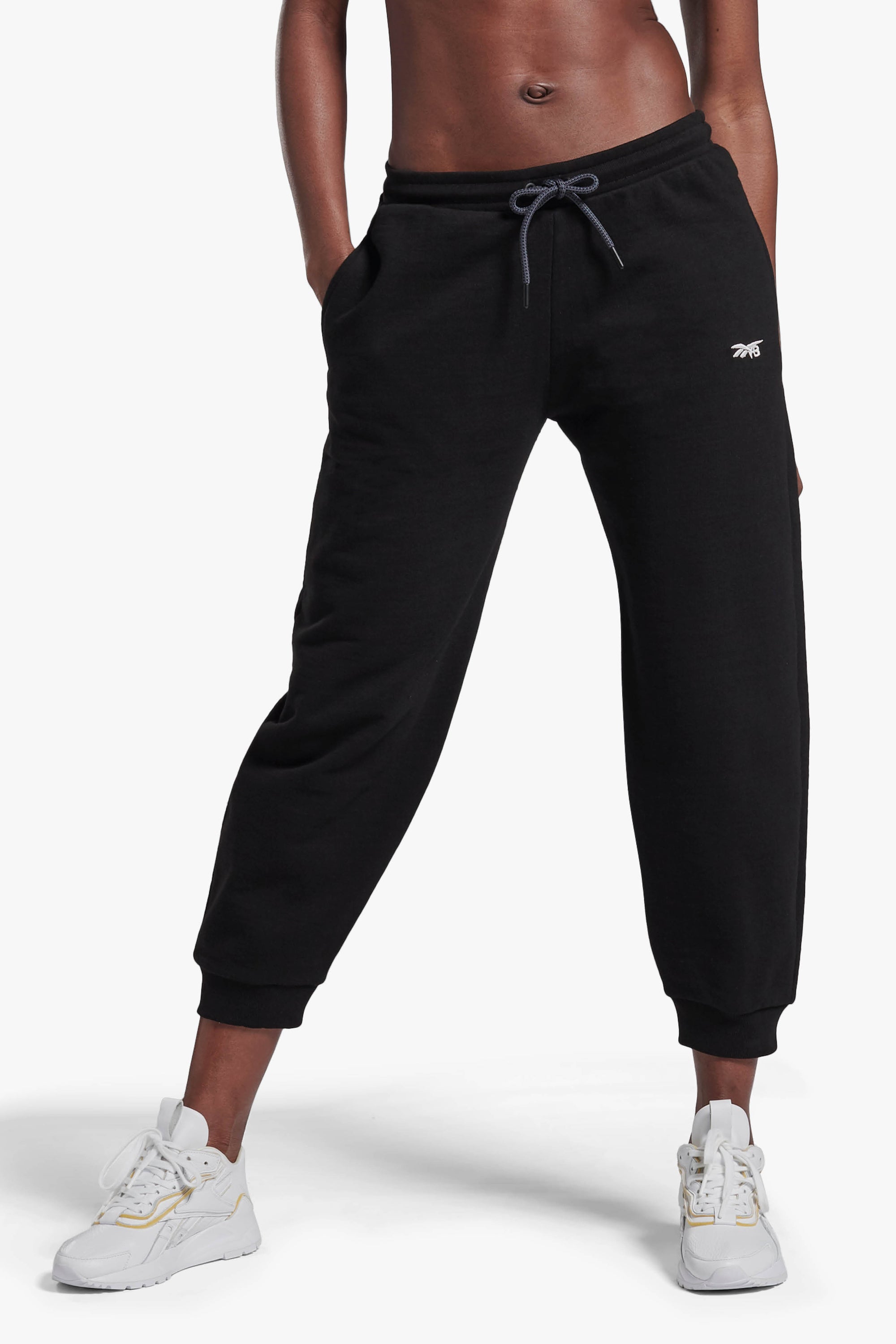 reebok black joggers