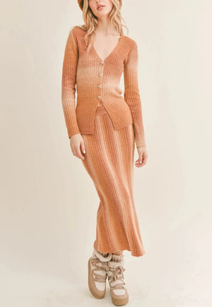 SAGE THE LABEL- ASTRID OMBRE CARDI - Pretty Boutique 