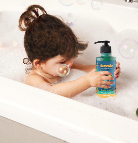 child bubble bath cocomo body wash
