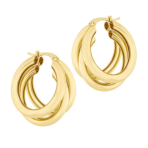 Hoop Gold Earring Multiple Piercing