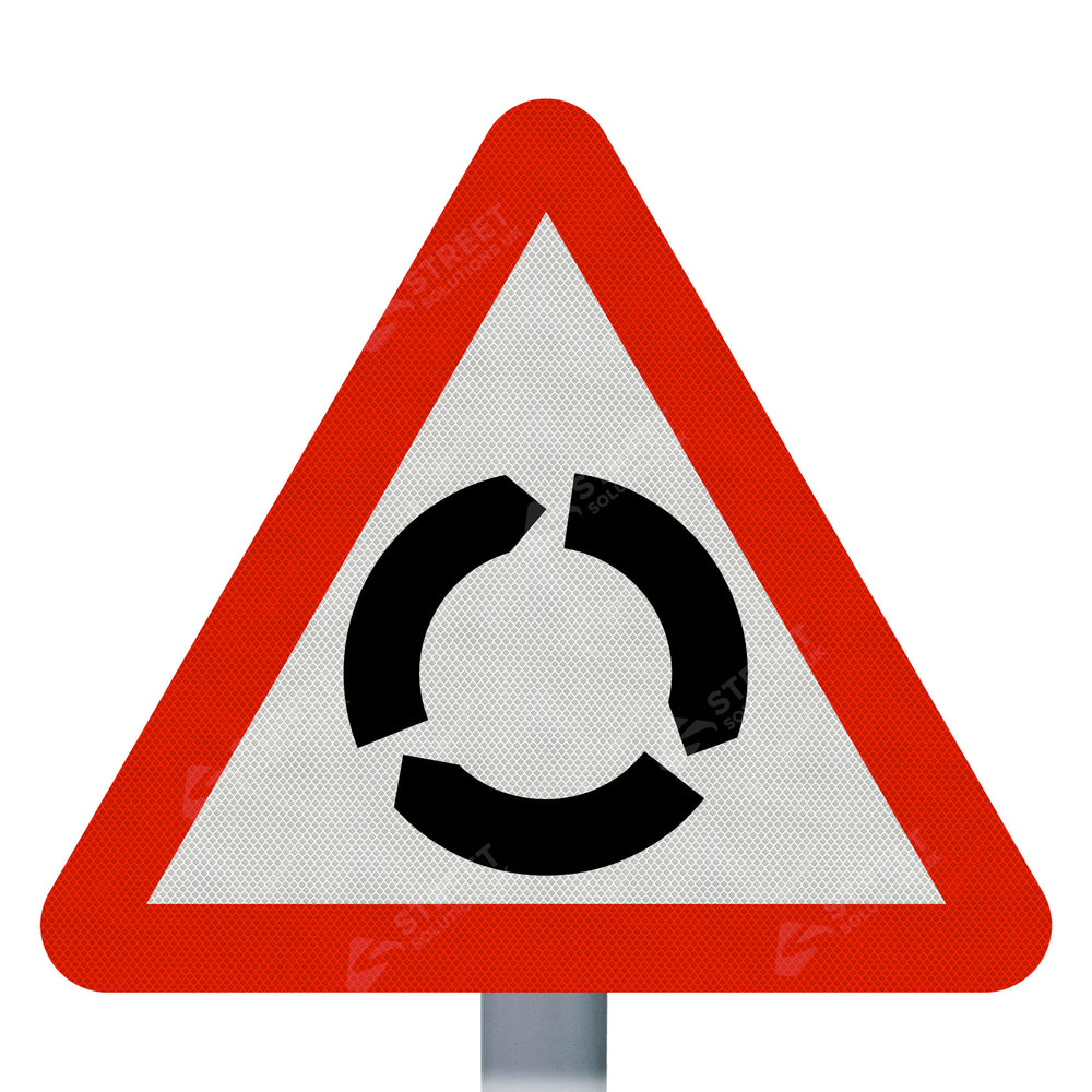 510 Roundabout Ahead Sign Face Only post or wall mounted highway road signage
