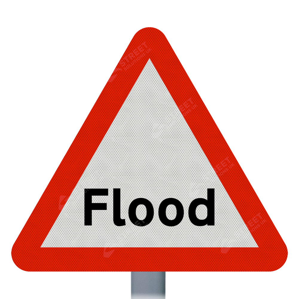 554 Flood Road Sign Face | Post & Wall Mounted