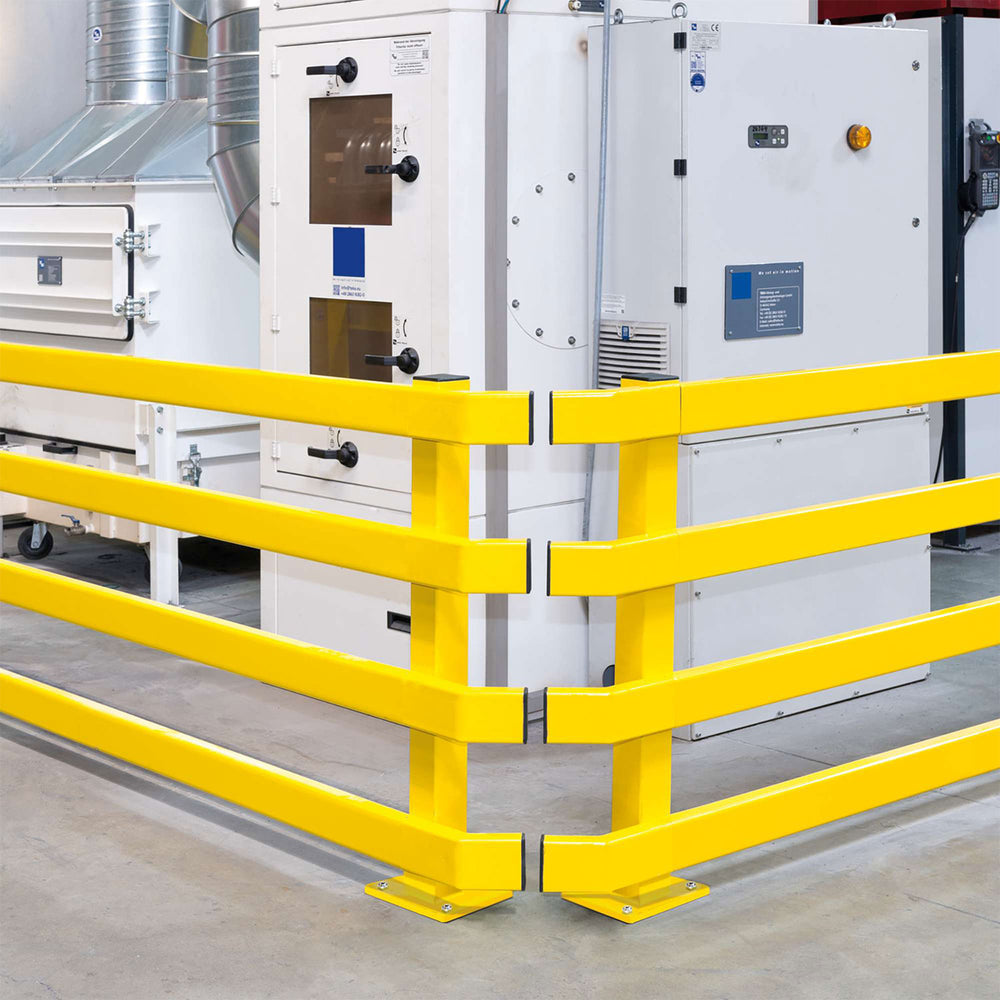 BLACK-BULL-impact-guard-rails-end-corner-c-section-indoor-outdoor-use-powder-coated-yellow-steel-impact-warehouse-protection-guardrail-safety-workplace-factories-parking-lots-barrier-beam-bollard-modular